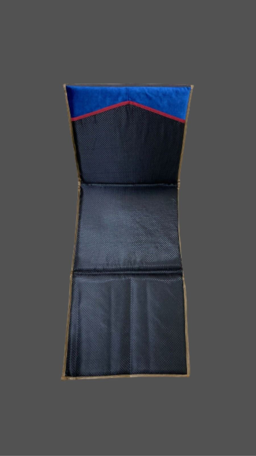 Alfombra de rezo con respaldo 55x75x40