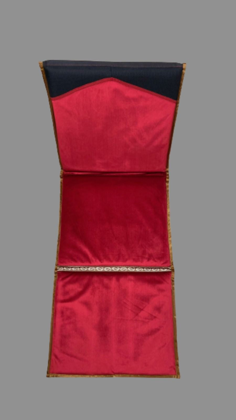 Alfombra de rezo con respaldo 55x75x40