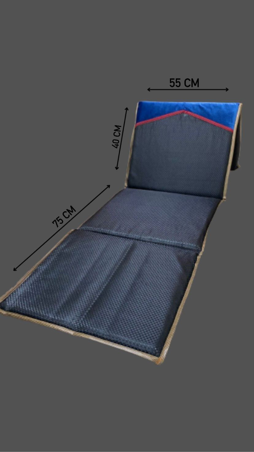 Alfombra de rezo con respaldo 55x75x40
