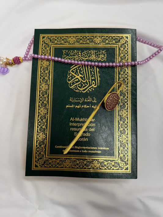 Pack Rabbi Zidni Ilma | Corán, tasbih y marcapáginas