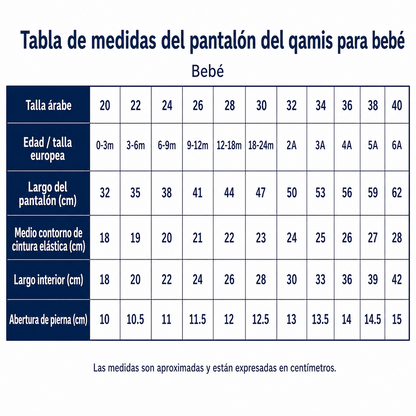 Qamis Afaq con Pantalón - Bebé