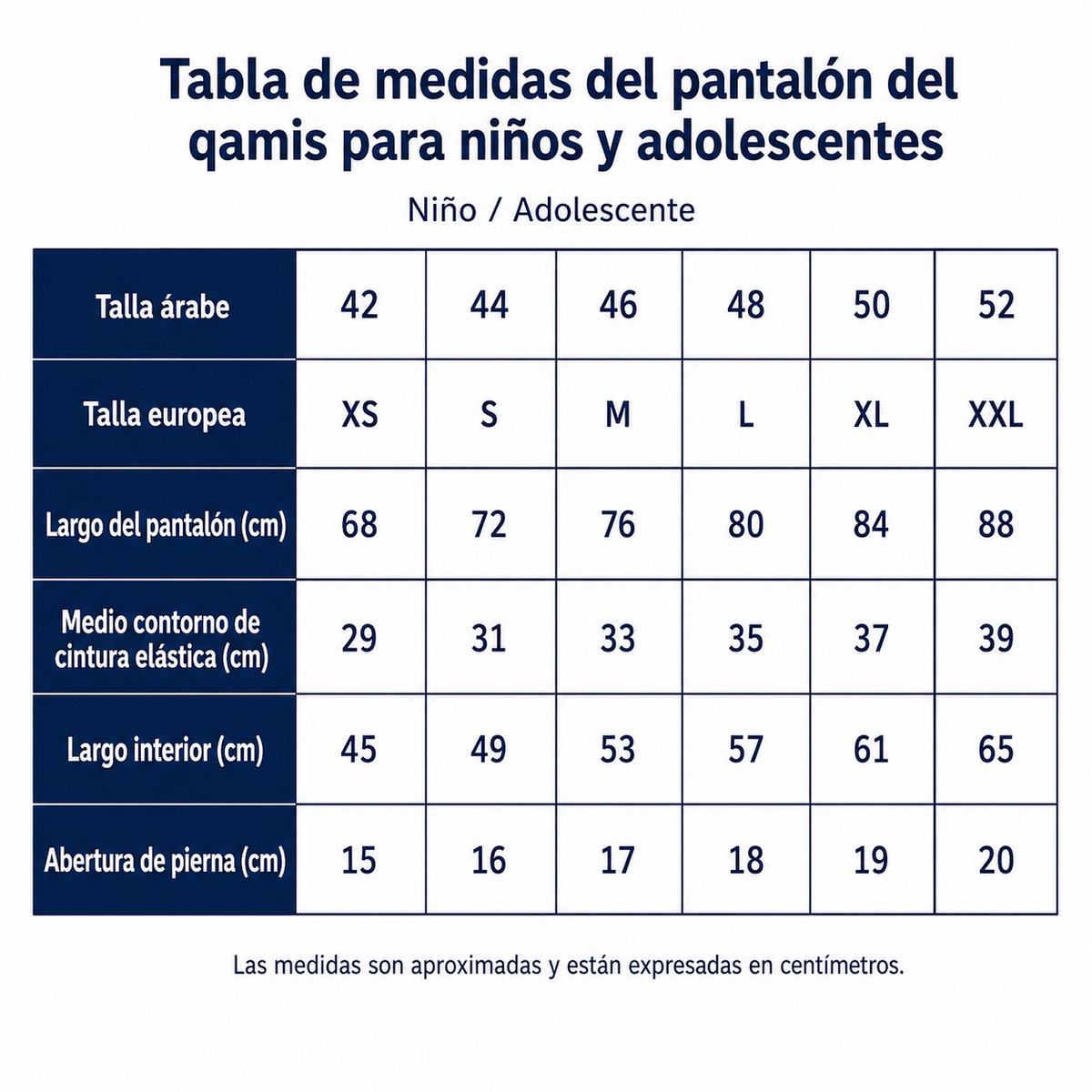 Qamis Afaq con Pantalón - Niños & Adolescentes